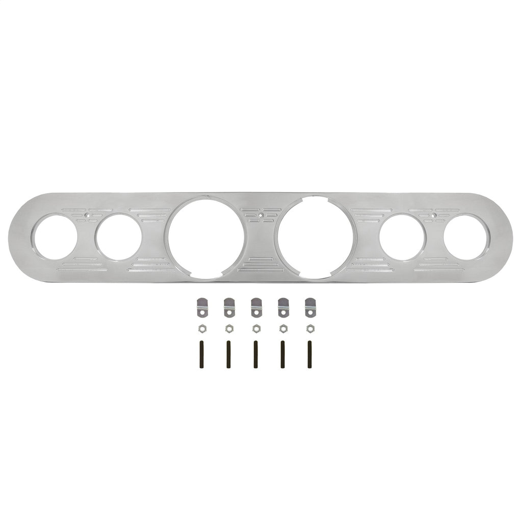 AutoMeter Mounting Sol. 67-72 Ford Truck Billet Panel/Gauge Kit - 3-3/8in. (x2) & 2-1/16in. (x4) (2962)