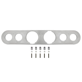AutoMeter Mounting Sol. 67-72 Ford Truck Billet Panel/Gauge Kit - 3-3/8in. (x2) & 2-1/16in. (x4) (2962)