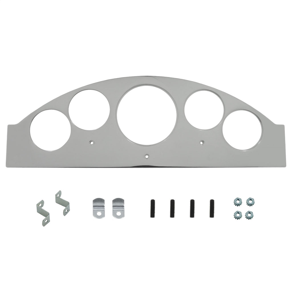 AutoMeter Mounting Sol. 1957 Ford Fairlane Billet Panel/Gauge Kit - 3-1/8in. (x1) & 2-1/16in. (x4) (2963)