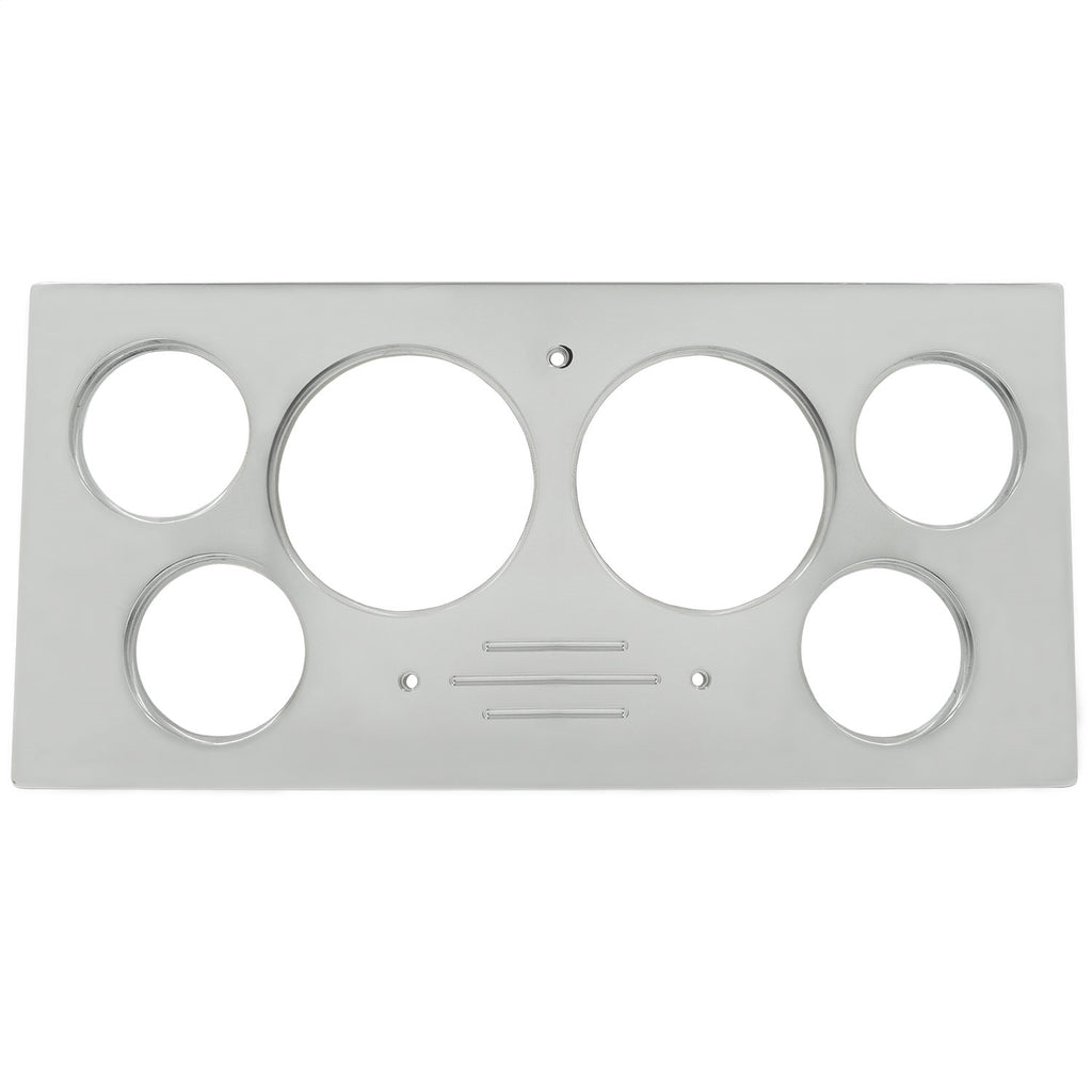 AutoMeter Mounting Sol. 73-79 Ford Truck Billet Panel/Gauge Kit SR - 3-3/8in. (x2) & 2-1/16in. (x4) (2966)