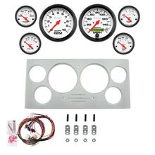 Load image into Gallery viewer, AutoMeter Phantom 73-79 Ford Truck Billet Panel/Gauge Kit Super - 3-3/8in. (x2) &amp; 2-1/16in. (x4) (2967-09)