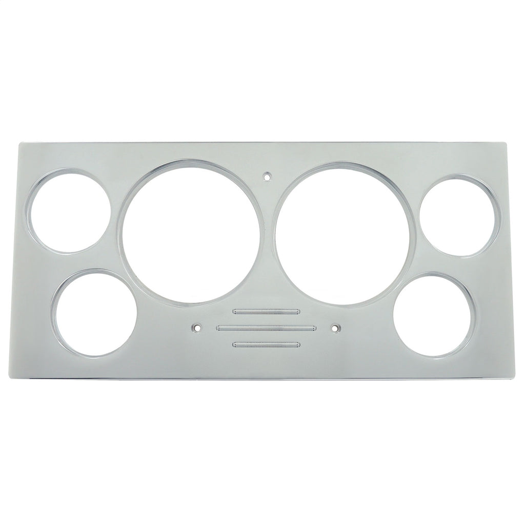 AutoMeter Mounting Sol. 73-79 Ford Truck Billet Panel/Gauge Kit Super - 3-3/8in. (2) & 2-1/16in. (4) (2967)