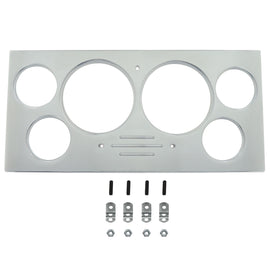 AutoMeter Mounting Sol. 73-79 Ford Truck Billet Panel/Gauge Kit Super - 3-3/8in. (2) & 2-1/16in. (4) (2967)
