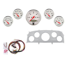 Load image into Gallery viewer, AutoMeter Arctic White 1959 Ford Galaxie Billet Panel/Gauge Kit - 3-1/8in. (x1) &amp; 2-1/16in. (x4) (2968-03)
