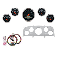 Load image into Gallery viewer, AutoMeter Designer Black 1959 Ford Galaxie Billet Panel/Gauge Kit - 3-1/8in. (x1) &amp; 2-1/16in. (x4) (2968-06)