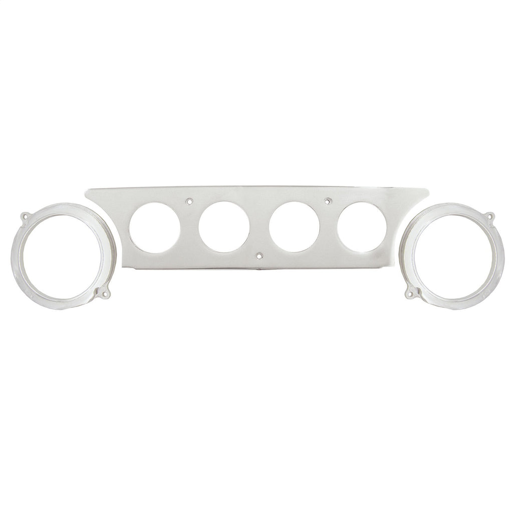 AutoMeter Mounting Sol. 63-64 Ford Galaxie Billet Panel/Gauge Kit - 3-3/8in. (x2) & 2-1/16in. (x4) (2970)