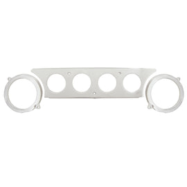 AutoMeter Mounting Sol. 63-64 Ford Galaxie Billet Panel/Gauge Kit - 3-3/8in. (x2) & 2-1/16in. (x4) (2970)