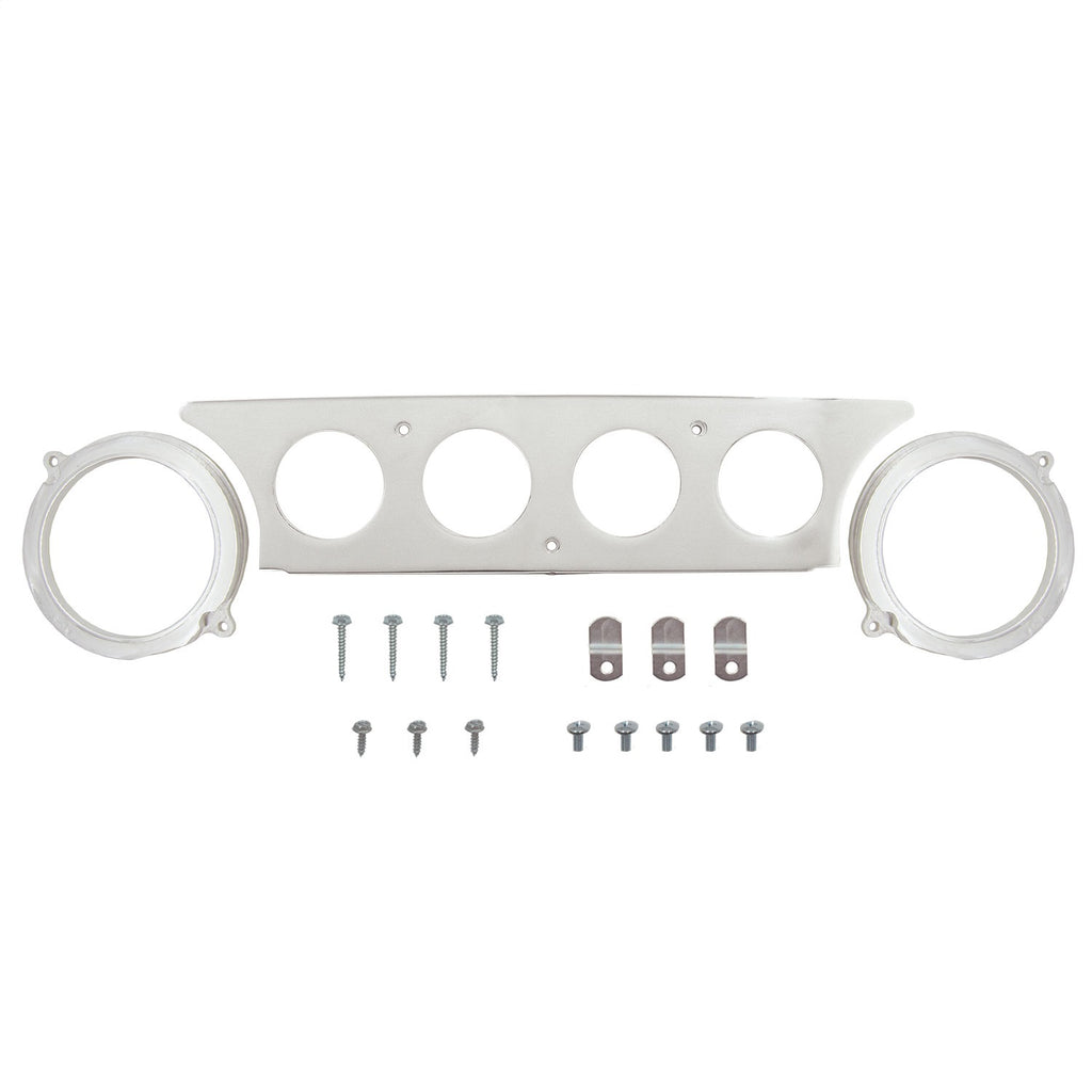 AutoMeter Mounting Sol. 63-64 Ford Galaxie Billet Panel/Gauge Kit - 3-3/8in. (x2) & 2-1/16in. (x4) (2970)