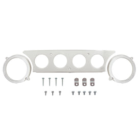 AutoMeter Mounting Sol. 63-64 Ford Galaxie Billet Panel/Gauge Kit - 3-3/8in. (x2) & 2-1/16in. (x4) (2970)