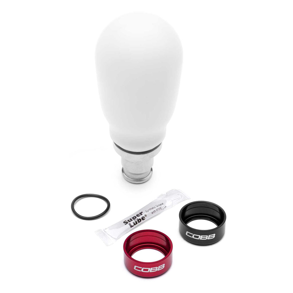 COBB Honda Tall Weighted Knob Civic Type R (FK8), Si (FC1/FC3) - White (2H1370-W)