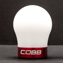 Load image into Gallery viewer, COBB Volkswagen Knob - White Knob w/ Race Red (2V1350-W-RD)