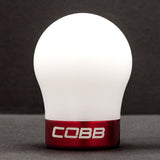 COBB Volkswagen Knob - White Knob w/ Race Red (2V1350-W-RD)
