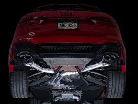 AWE Tuning AWE SwitchPathâ„¢ Exhaust for C8 Audi RS 6/RS 7 - Diamond Black RS-style Tips - 3025-33776