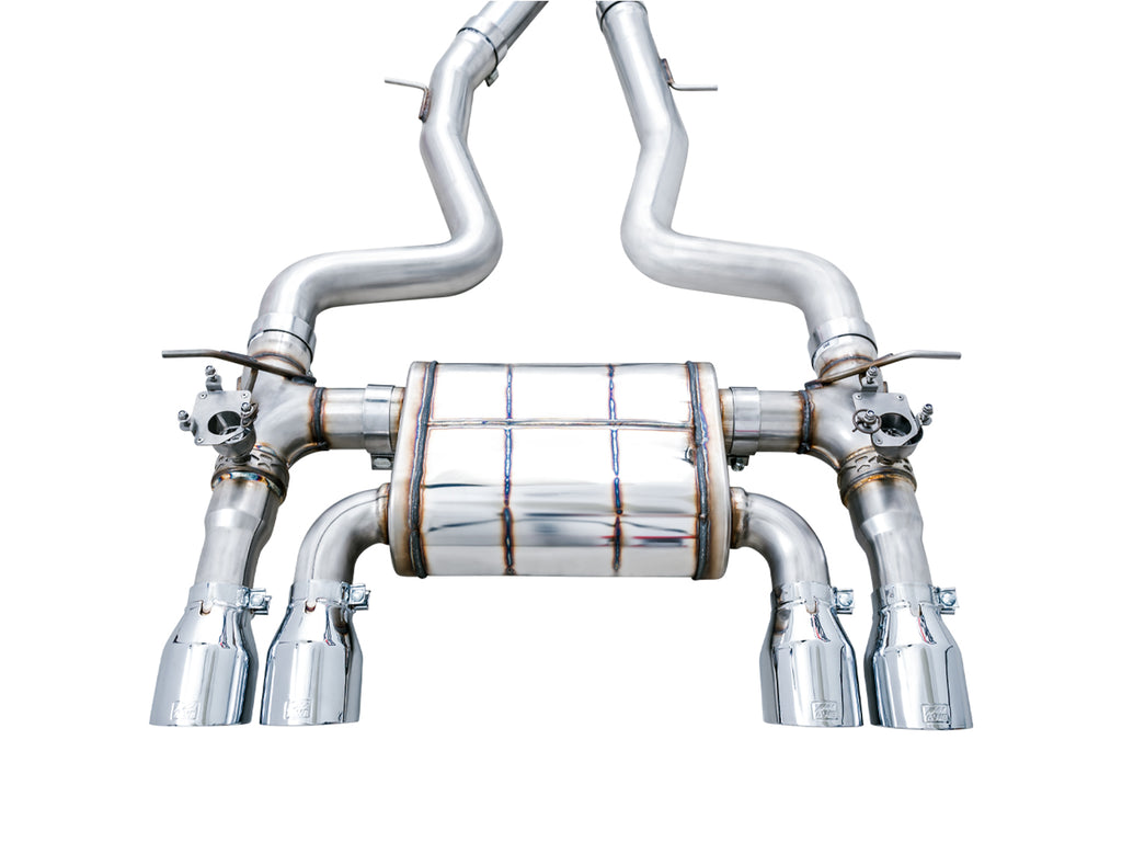 AWE Tuning AWE SwitchPathâ„¢ Catback Exhaust for BMW F8X M3/M4 - Chrome Silver - 3025-42070