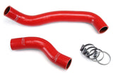 HPS Reinforced Red Silicone Radiator Hose Kit Coolant for Mazda 86 88 RX7 1 (57-1313-RED)