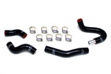 HPS Reinforced Black Silicone Heater Hose Kit Coolant for Nissan 07-08 350Z VQ35HR (57-1436-BLK)