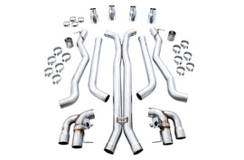 AWE Tuning AWE SwitchPathâ„¢ Catback Exhaust for BMW F90 M5 - Chrome Silver Tips - 3025-42062
