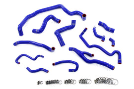 HPS Performance Silicone Radiator, Heater, Water Pump, and Expansion Tank Coolant Hose Kit Blue (57-2000-BLUE)