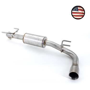 Nameless Performance Axleback Exhaust - 2018+ Crosstrek - Executive Muffler - Single Exit 3" Double Wall Tip (SUAB18CXV-EXE-3.0DW)