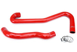 HPS Red Reinforced Silicone Radiator Hose Kit Coolant for Jeep 09 10 Grand (57-1460-RED)