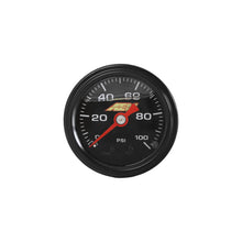 Load image into Gallery viewer, AEM Electronics 0-100 PSI Liquid Filled Mechanical Pressure Gauge - 1/8 NPT (30-2135-100)