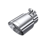 MBRP Exhaust Tip. 4in. O.D. Dual Wall Angled. 3in. let. 8in. length. T304 (T5122)