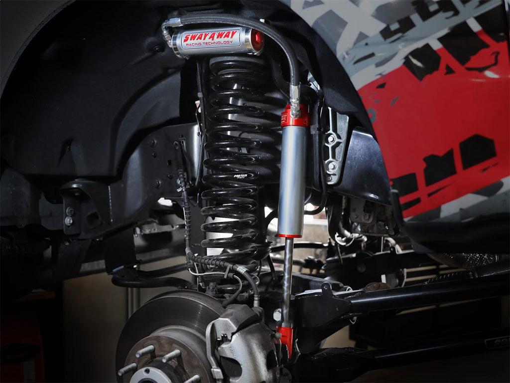 aFe Power Sway-A-Way 2.5 Front Shock Kit w/ Remote Reservoirs for 4-6 IN Lifts Ford F-250/F-350 17-24 4WD (301-5600-16)