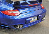 AWE Performance Exhaust for Porsche 997.2 Turbo / S - Chrome Silver  Quad Tips (3010-42012)