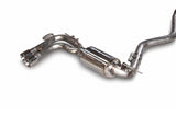 AWE Touring Edition Axle-back Exhaust, Quad Outlet for BMW F3X N20/N26 328i/428i - Chrome Silver Tips (80mm) (3010-42042)