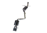 AWE Touring Edition Exhaust for B8 A4 2.0T - Single Side, Chrome Silver  Tips (3015-22010)