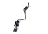 AWE Touring Edition Exhaust for B8 A5 2.0T - Single Outlet, Chrome Silver  Tips (3015-22012)