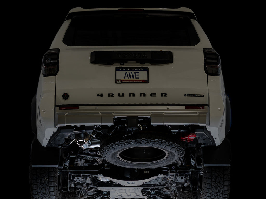 AWE Tuning 0FG Exhaust for 2.4L Toyota 4Runner/Land Cruiser - with BashGuard (3015-28056)