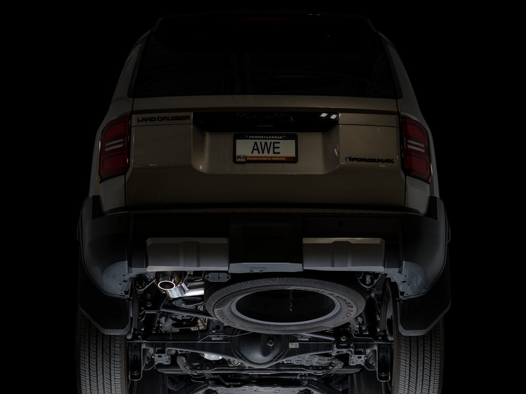 AWE Tuning 0FG Exhaust for 2.4L Toyota 4Runner/Land Cruiser - with BashGuard (3015-28056)