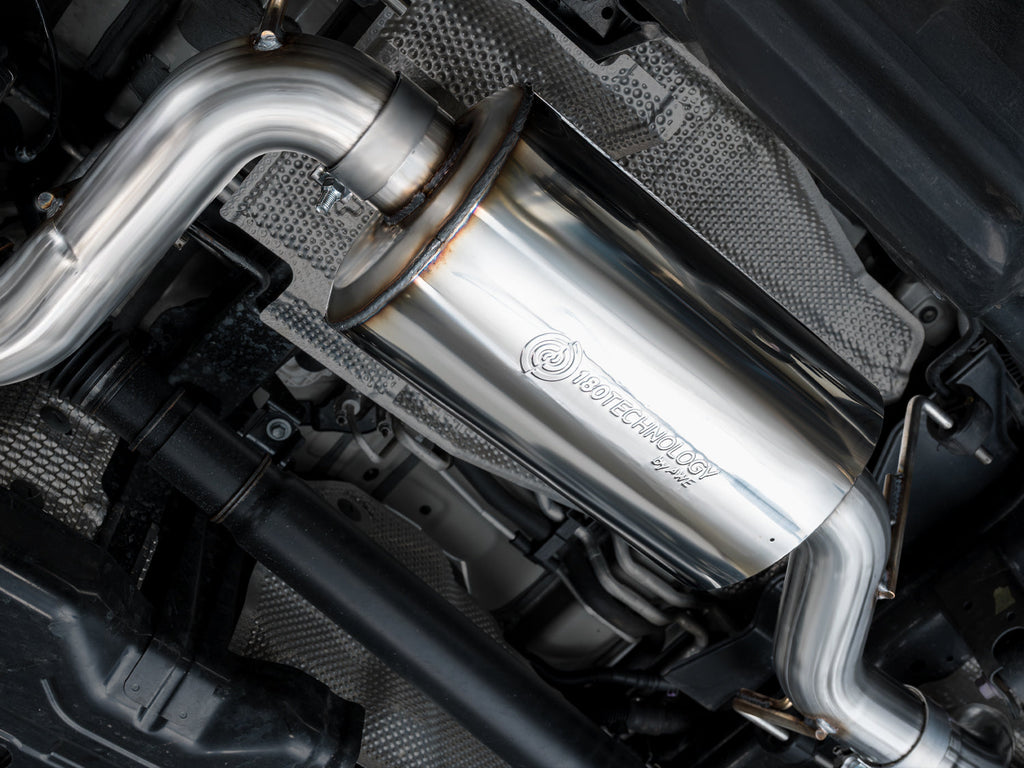 AWE Tuning 0FG Exhaust for 2.4L Toyota 4Runner/Land Cruiser - with BashGuard (3015-28056)