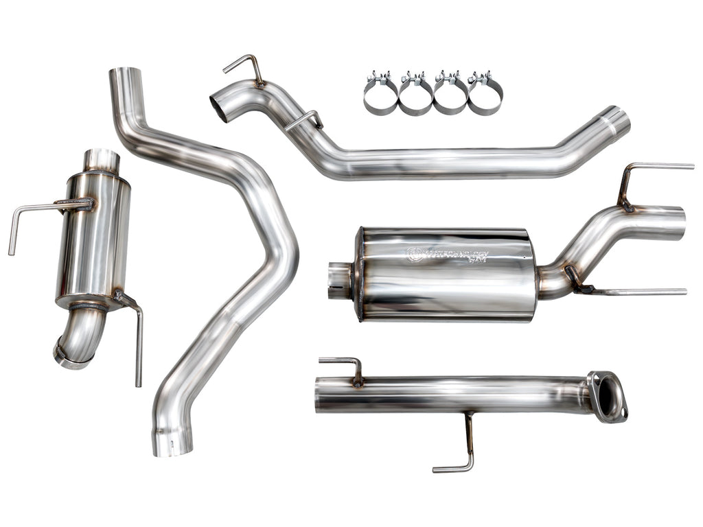 AWE Tuning 0FG Exhaust for 2.4L Toyota 4Runner/Land Cruiser - with BashGuard (3015-28056)