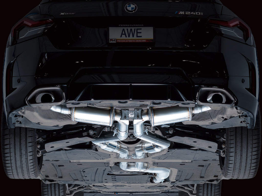 AWE Tuning 22-26 BMW M240i (G42) Touring Edition Exhaust - OE Tips (3015-31240)