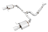 AWE Touring Edition Exhaust for VW Golf Alltrack / Sportwagen 4Motion - Chrome Silver Tips (3015-32098)