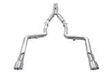 AWE Track Edition Exhaust for 15+ Charger 6.4 / 6.2 SC - Chrome Silver Tips (3015-32112)