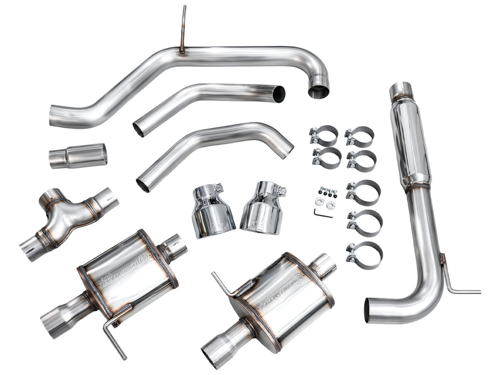 AWE Tuning Touring Edition Exhaust for MK7.5 GLI - Chrome Silver Tips (3015-32275)