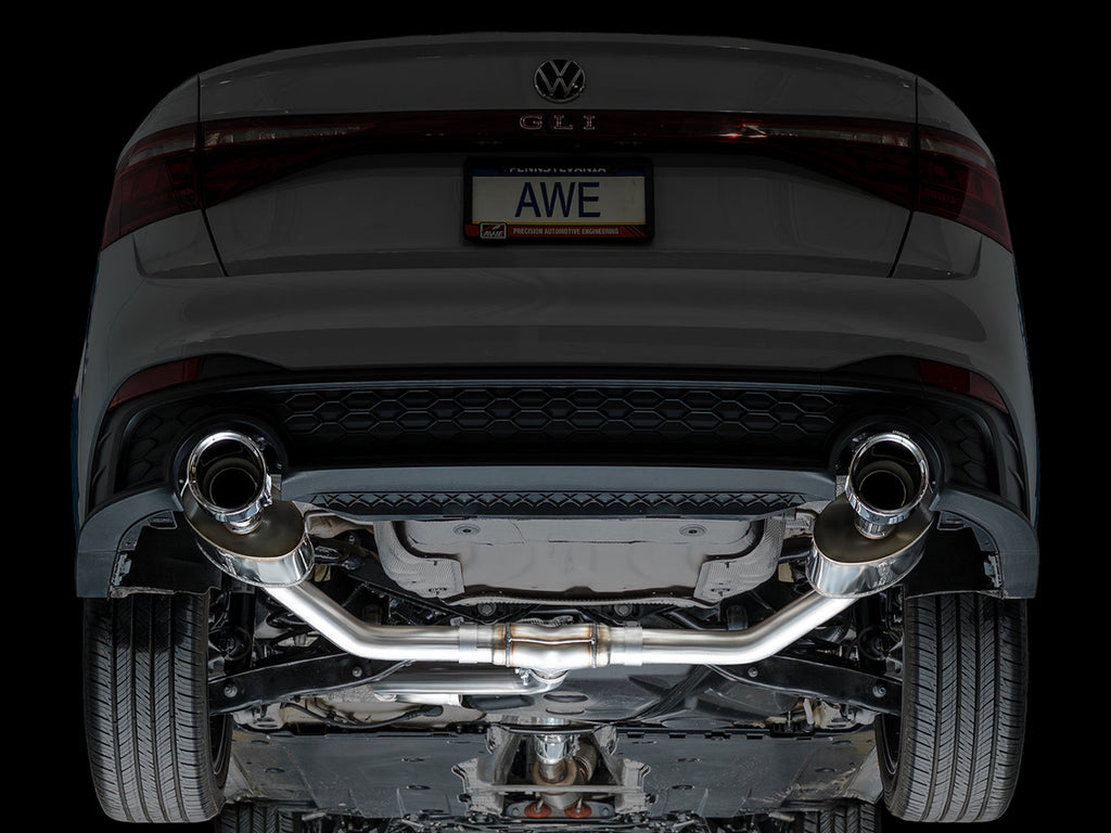 AWE Tuning Touring Edition Exhaust for MK7.5 GLI - Chrome Silver Tips (3015-32275)