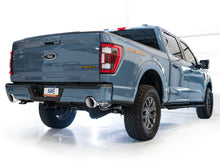 Load image into Gallery viewer, AWE Tuning 0FG Resonated Catback for '21+ Ford F-150 Tremor (With Bumper Cutouts) - Chrome Silver Tips (3015-32402)