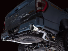 Load image into Gallery viewer, AWE Tuning 0FG Resonated Catback for '21+ Ford F-150 Tremor (With Bumper Cutouts) - Chrome Silver Tips (3015-32402)