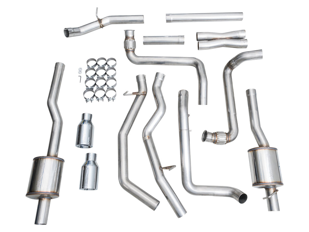 AWE Tuning 0FG Catback Exhaust for 2025+ RAM 1500 3.0TT Rebel - Chrome Silver Tips (3015-32531)