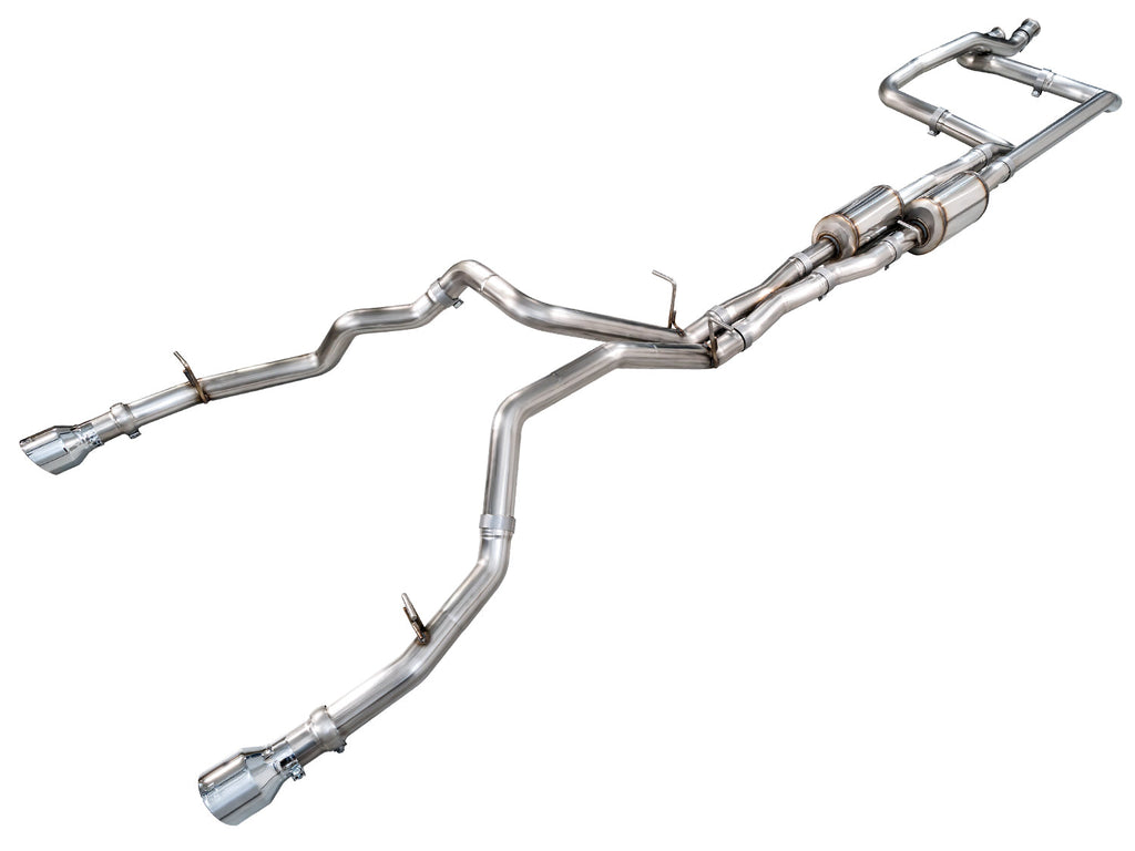 AWE Tuning 0FG Catback Exhaust for RAM RHO - Chrome Silver Tips (3015-32630)