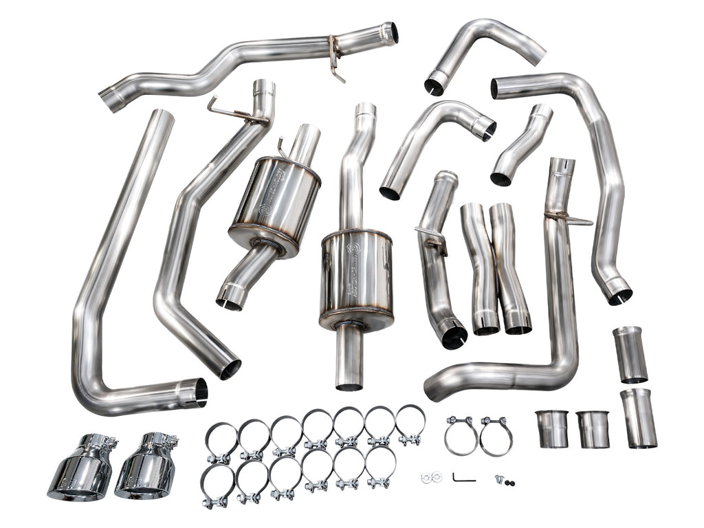 AWE Tuning 0FG Catback Exhaust for RAM RHO - Chrome Silver Tips (3015-32630)