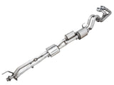 AWE 0FG Exhaust with BashGuard for 3rd Gen Tacoma - Dual Chrome Silver Tips (3015-32826)