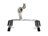 AWE Touring Edition Exhaust for Audi C7 A6 3.0T - Dual Outlet, Diamond Black Tips (3015-33052)