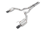 AWE Touring Edition Cat-back Exhaust for S550 Mustang GT - Dual Tip - Diamond Black Tips (3015-33084)