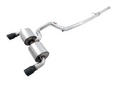 AWE Touring Edition Cat-back Exhaust for Ford Focus RS - Non-Resonated - Diamond Black Tips (3015-33088)