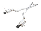 AWE Touring Edition Exhaust for Jeep Grand Cherokee SRT - Diamond Black Tips (3015-33121)